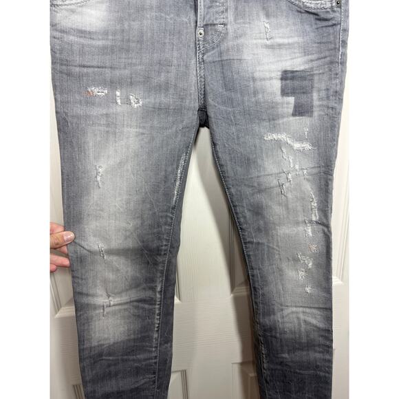 Dsquared2 Womens Made in Italy Cool Girl Gray Jean Grunge Modern Designer - Picture 4 of 14
